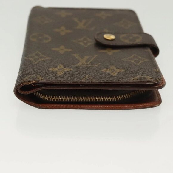 LOUIS VUITTON Monogram Porto Papie Zip Wallet M61207 LV Auth 130795 - Picture 6 of 16